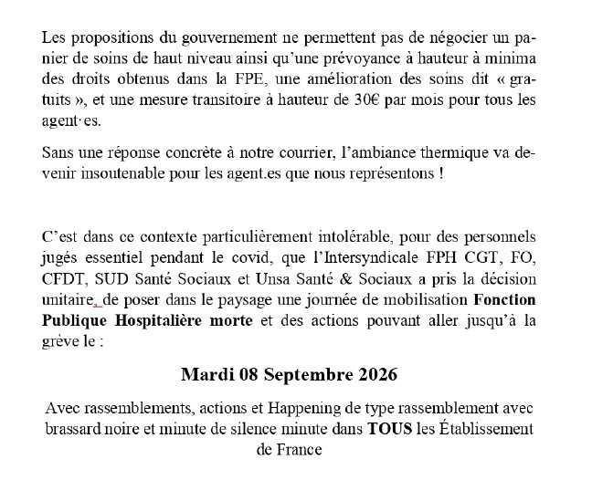 Hôpital public : quand la chaleur monte, la colère aussi !