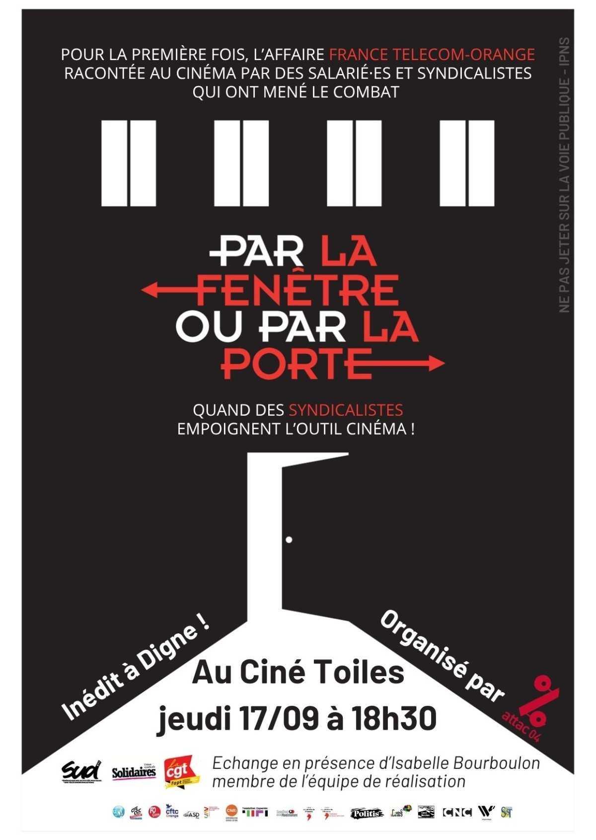 Ciné - débat "Par la fenêtre ou par la porte"