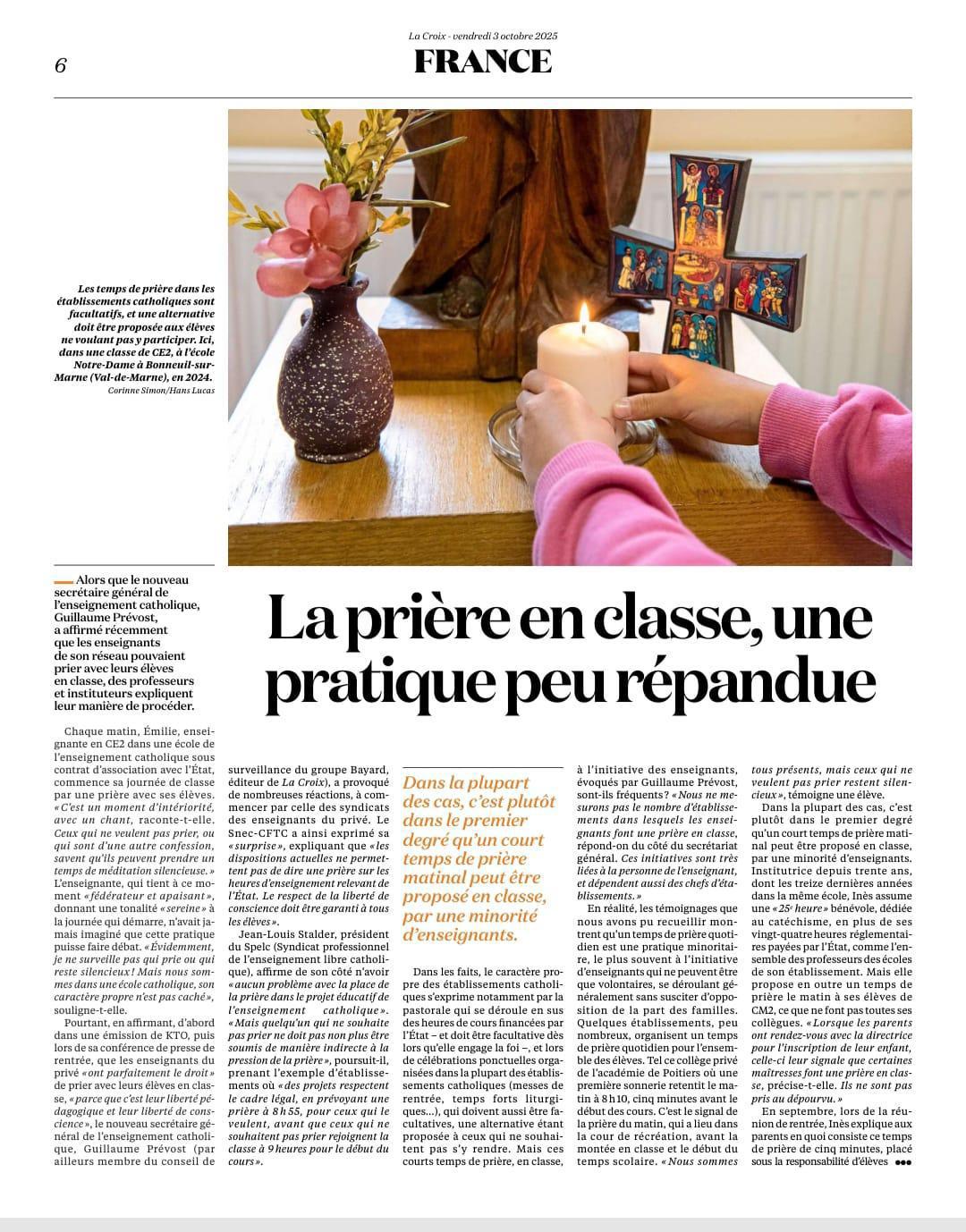 Revue de presse : Depuis la rentrée, le Snec-cftc est présent dans les médias. Revue de presse : Depuis la rentrée, le Snec-cftc est présent dans les médias.