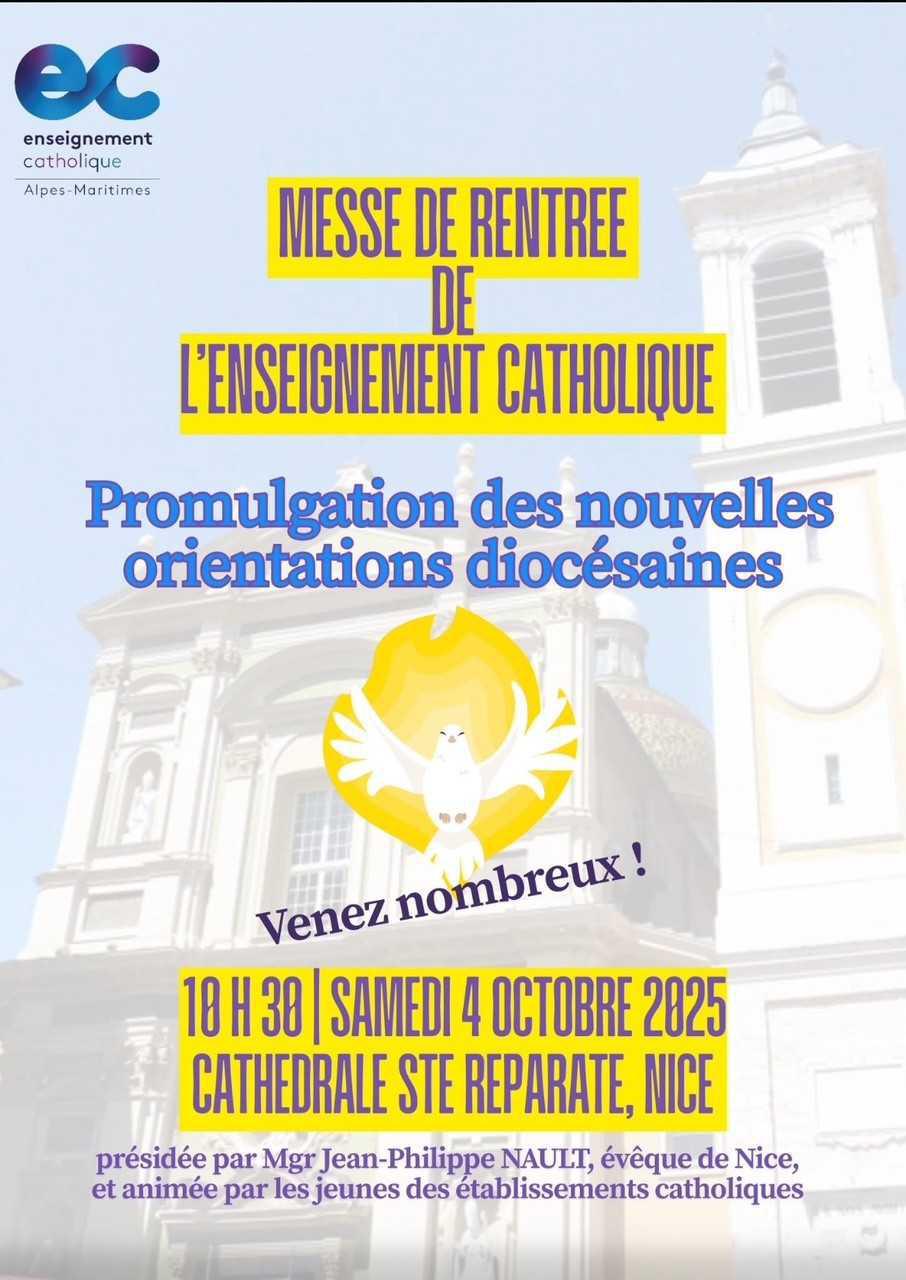 Messe de rentrée de l'Enseignement catholique à Nice