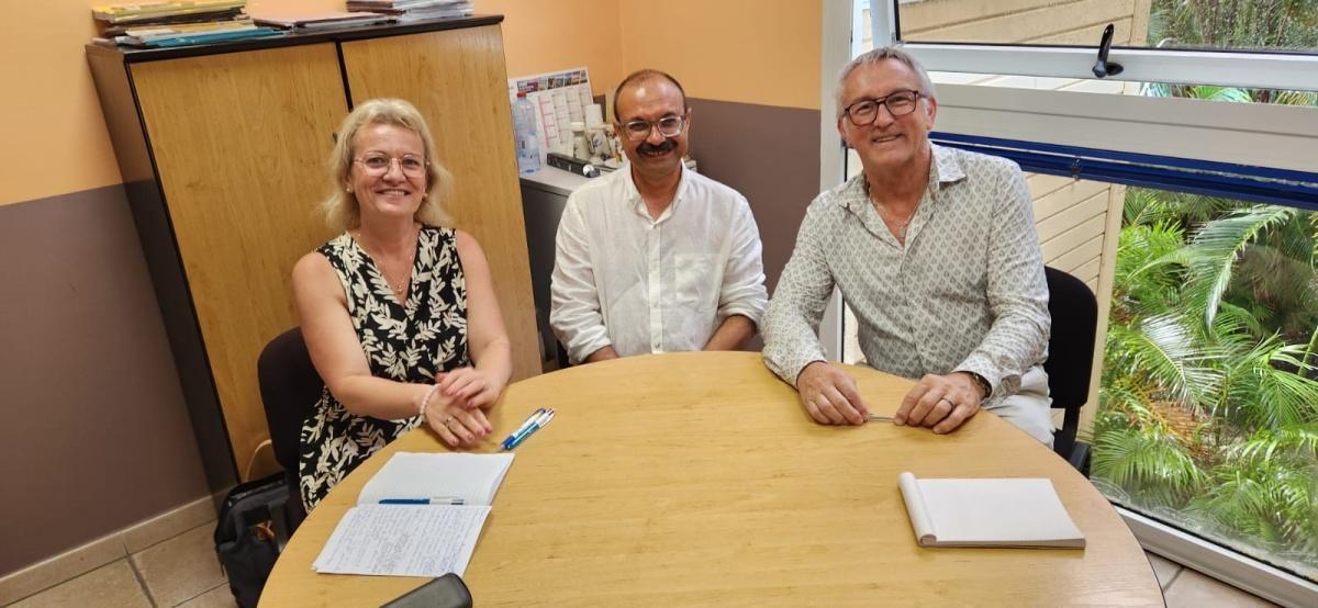 Rencontre avec le directeur diocésain Rencontre avec le directeur diocésain