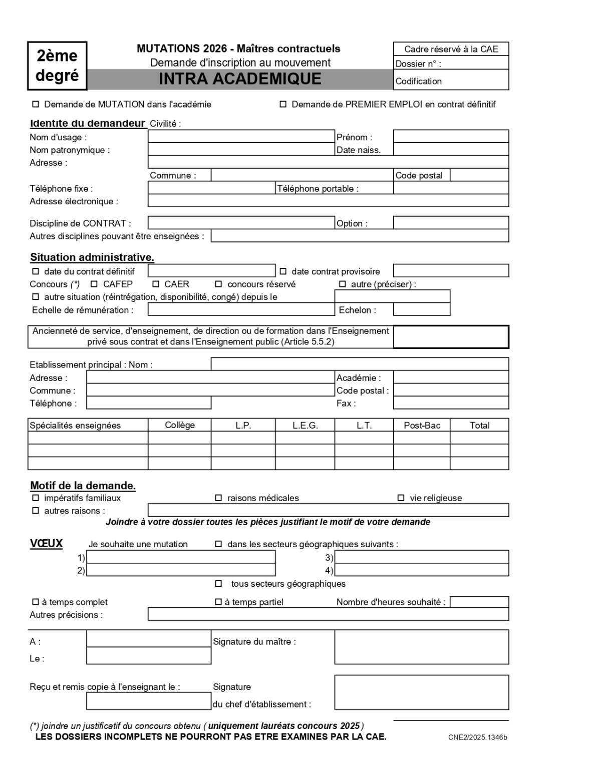 MOUVEMENT DE L'EMPLOI 2D 