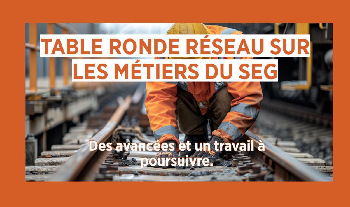 Table ronde Réseau sur les métiers du SEG