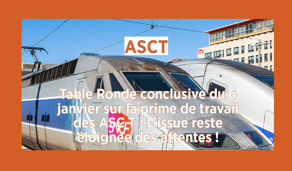 Primes de travail des ASCT