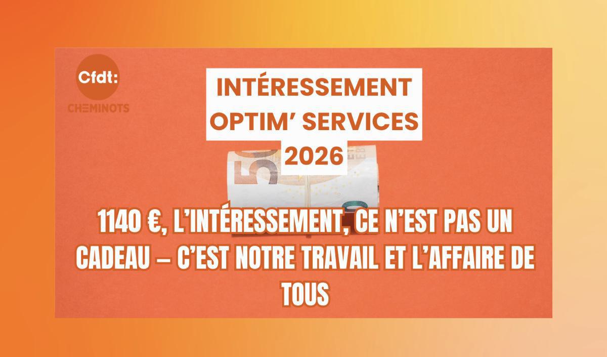 Intéressement Optim' Services 2026