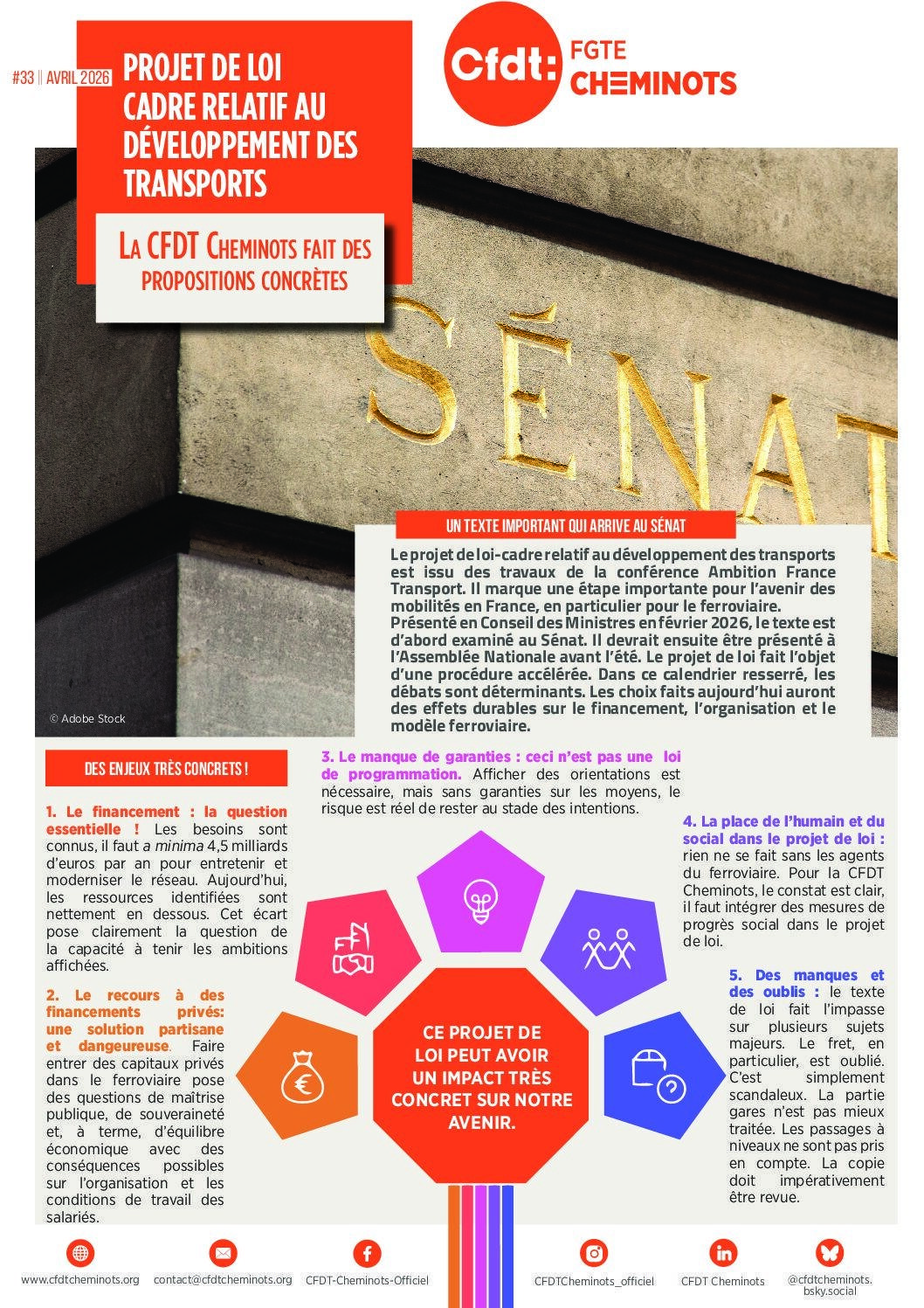 Loi-cadre relative au développement des transports