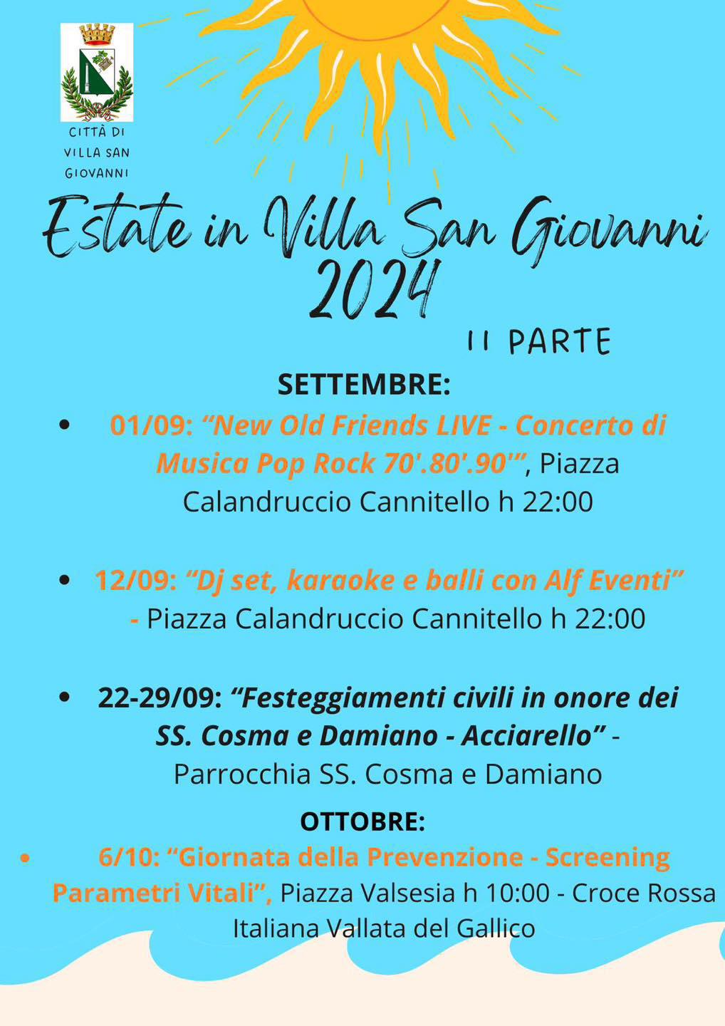 "Giornata della Prevenzione - Screening Parametri Vitali" (inizio ore 10:00)