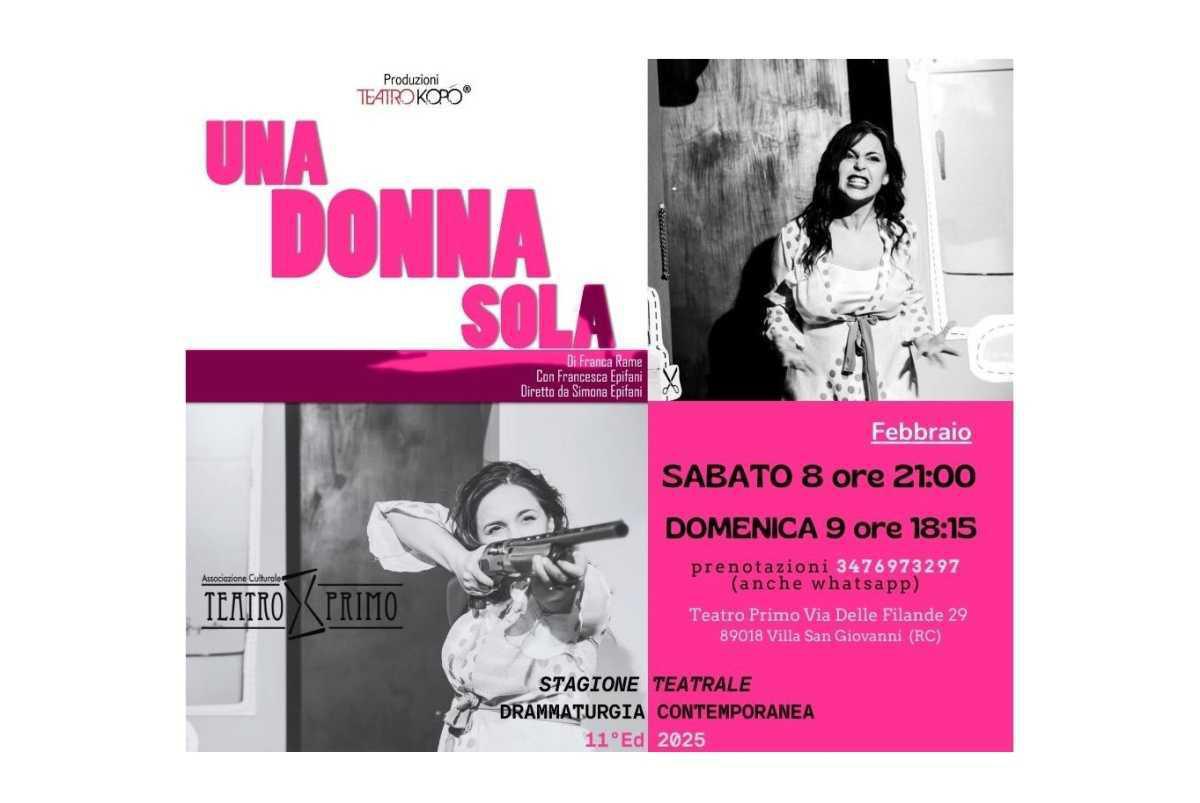 Una Donna Sola (inizio ore 21.00)