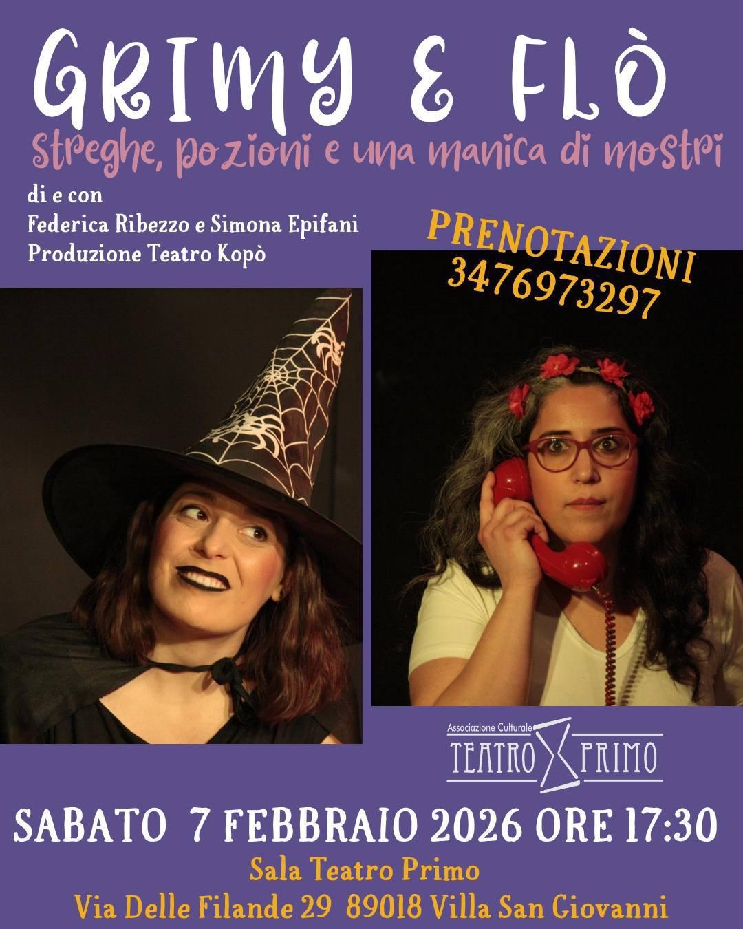 Bambini a Teatro - Grimy e Flò (Inizio ore 17:30)
