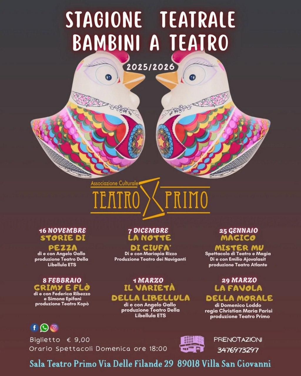 Bambini a Teatro- La Favola della Morale (Inizio ore 18:00)