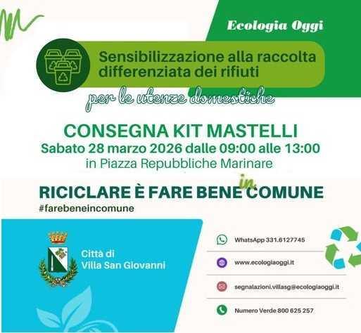 Consegna Kit Mastelli (dalle 09:00 alle 13:00) Consegna Kit Mastelli (dalle 09:00 alle 13:00)