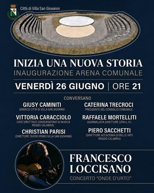 Inaugurazione Arena Comunale (inizio ore 21:00) Inaugurazione Arena Comunale (inizio ore 21:00)