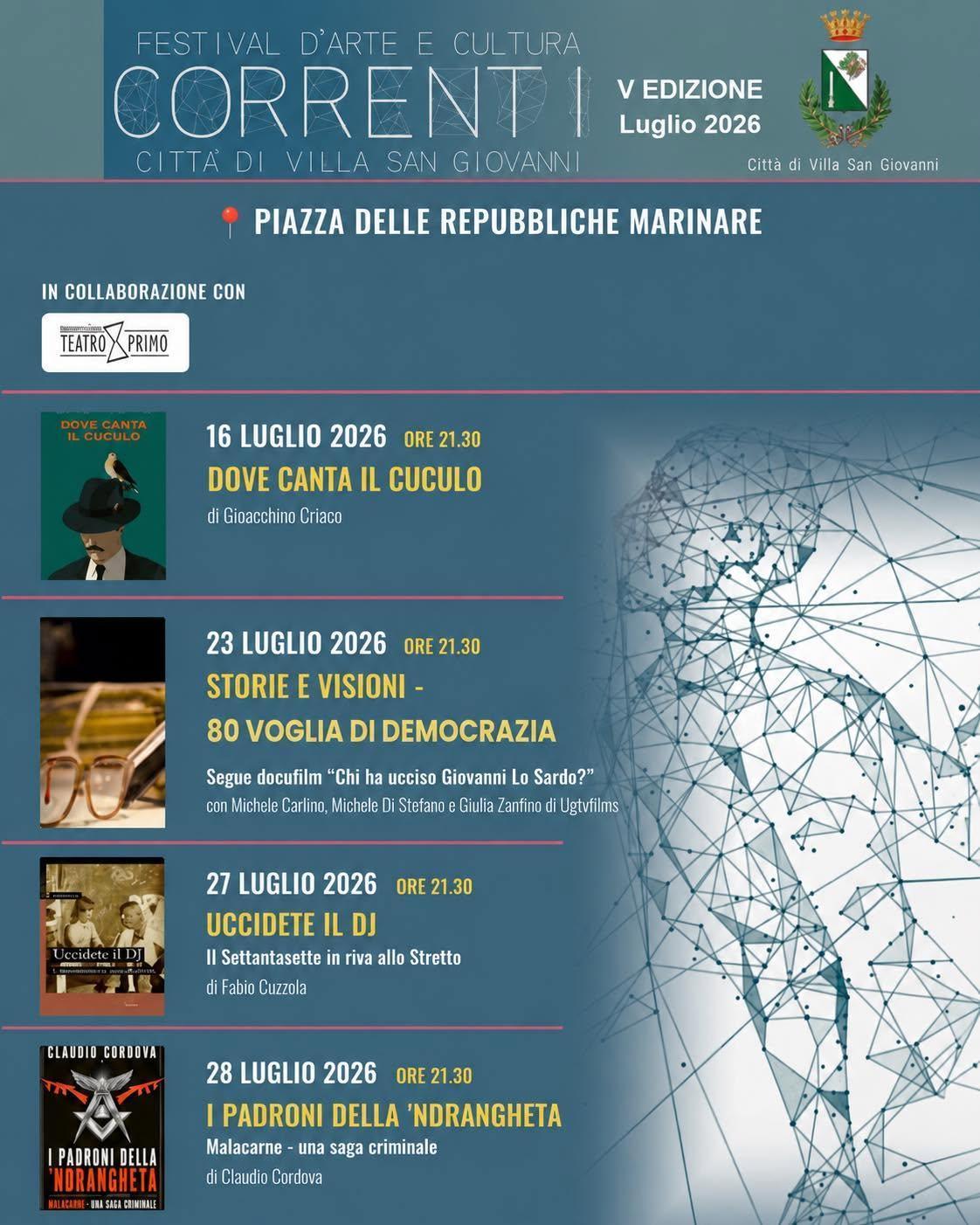 "Dove Canta il Cuculo" di Gioacchino Criaco (inizio ore 21.30) "Dove Canta il Cuculo" di Gioacchino Criaco (inizio ore 21.30)