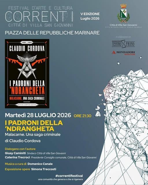 “I Padroni della ’Ndrangheta – Malacarne. Una saga criminale” di Claudio Cordova (inizio ore 21.30)