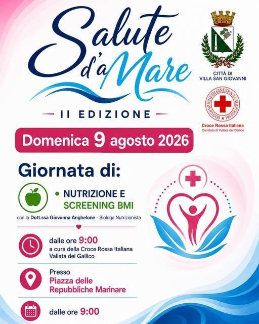 La prevenzione è il primo gesto d'amore. "Nutrizione e screening BMI" (Dalle ore 09.00) La prevenzione è il primo gesto d'amore. "Nutrizione e screening BMI" (Dalle ore 09.00)
