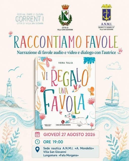 "Raccontiamo Favole" - "Vi regalo una favola" di Vera Talia (Inizio ore 19:00) "Raccontiamo Favole" - "Vi regalo una favola" di Vera Talia (Inizio ore 19:00)