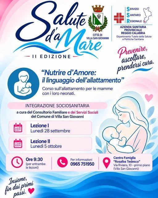 Salute d’aMare “Nutrire d’Amore: il linguaggio dell’allattamento” (inizio ore 9:30) Salute d’aMare “Nutrire d’Amore: il linguaggio dell’allattamento” (inizio ore 9:30)