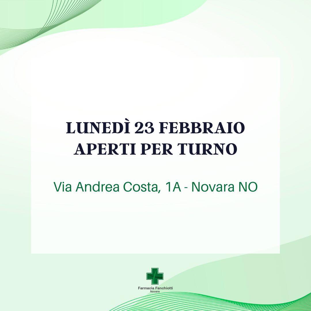 🕗Aperti per turno!