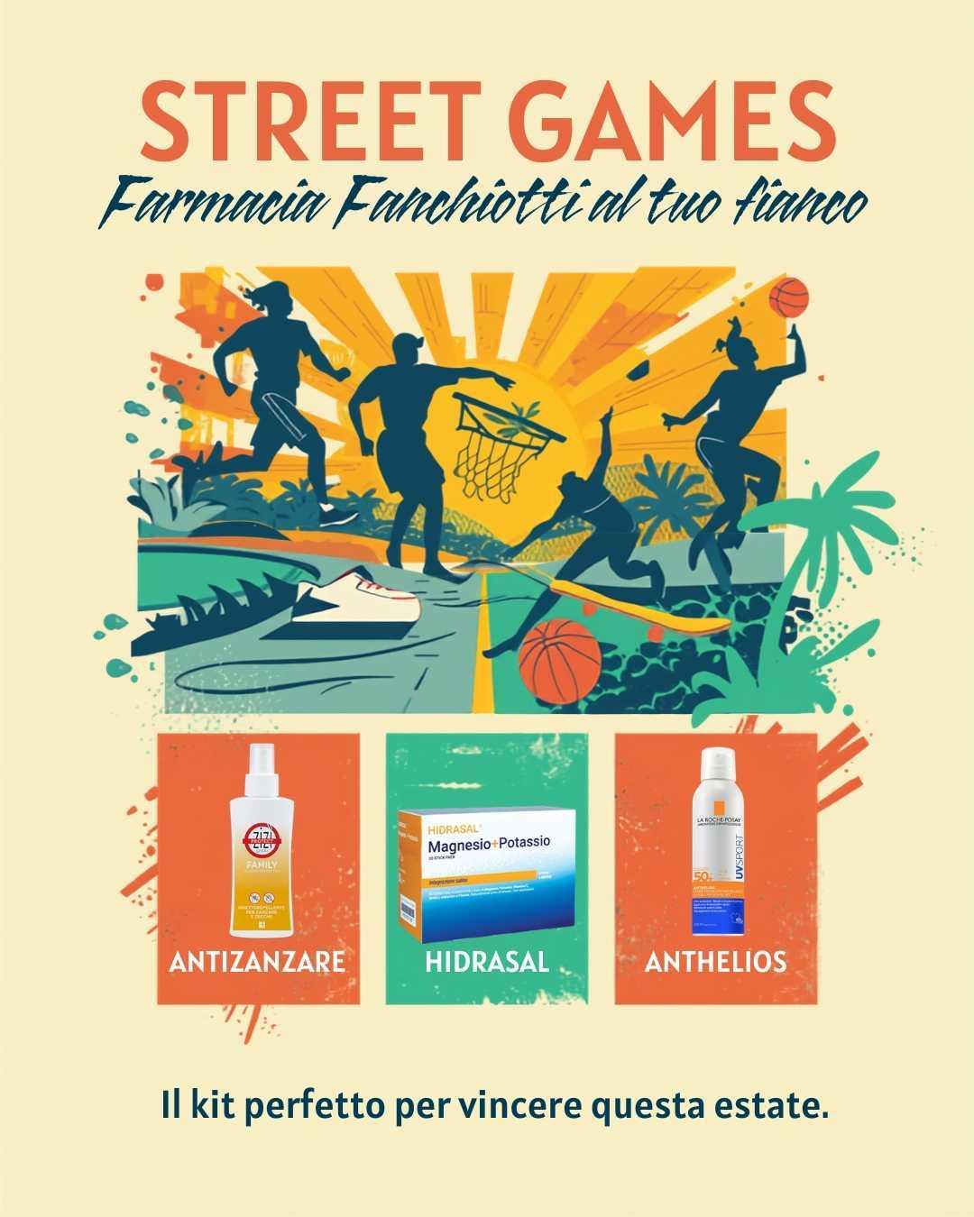TUTTI AGLI STREET GAMES…CON FARMACIA FANCHIOTTI!