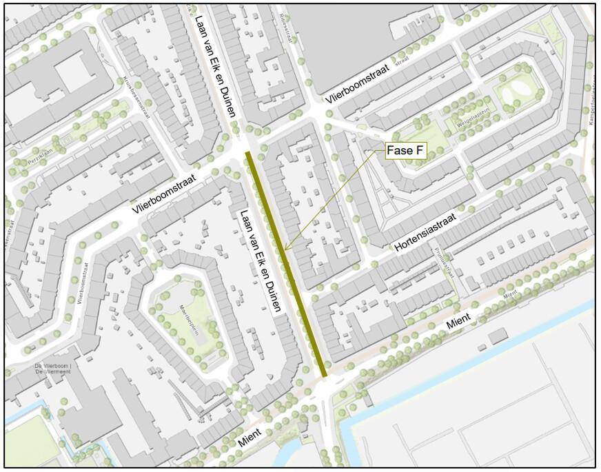 Start werkzaamheden F, Laan van Eik en Duinen 103 t/m 167