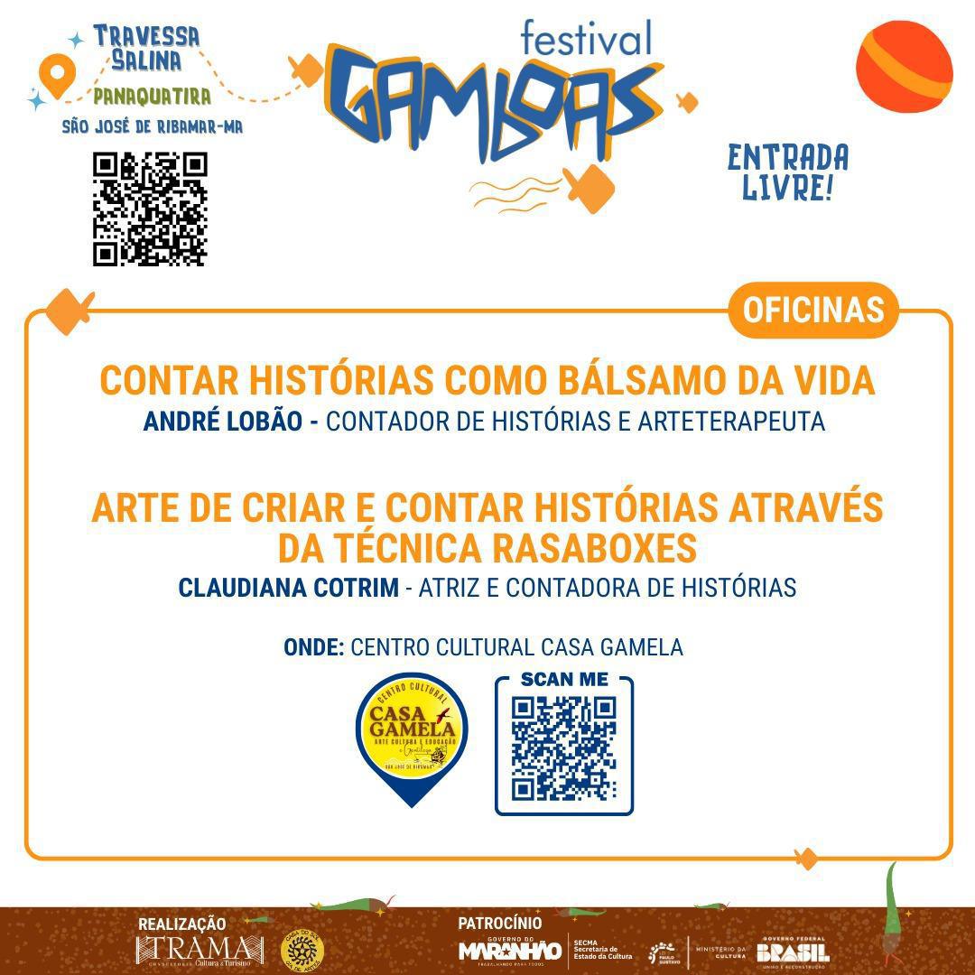 Oportunidade para Professores, arte - educadores, artistas e comunidade em Geral