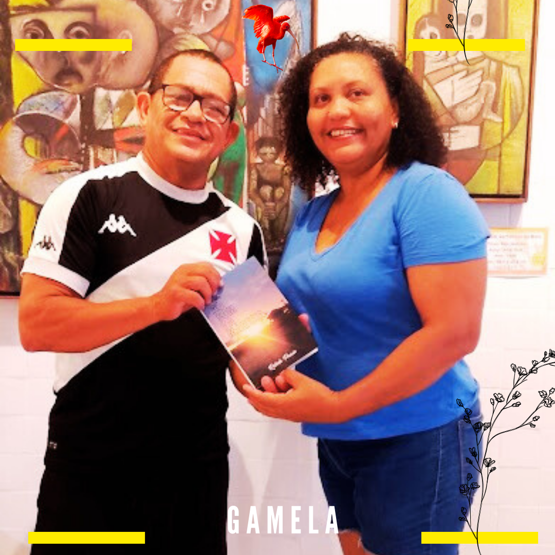 Escritor Roberto Paixão e Alessandra Teixeira