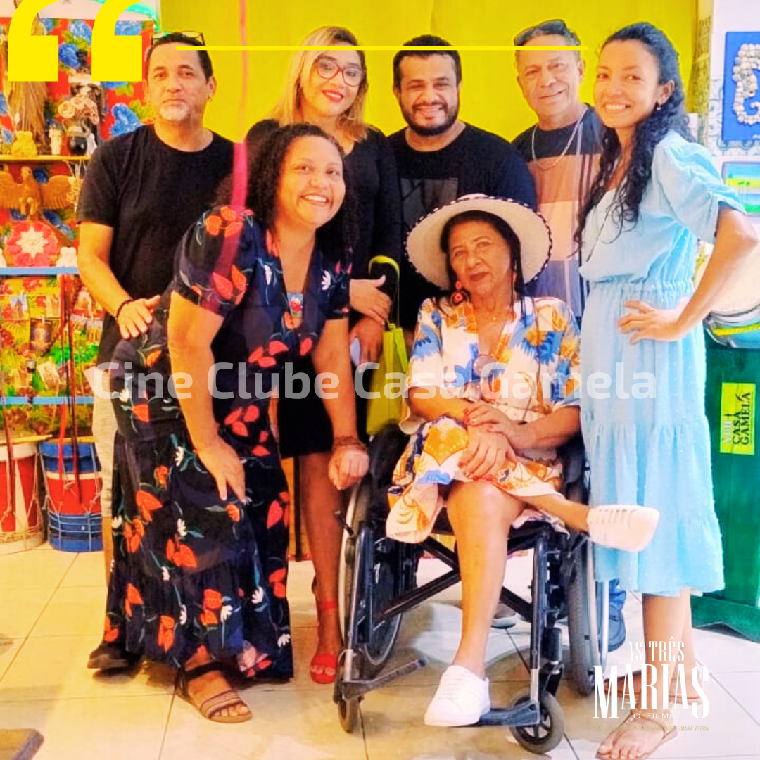 Exibição do  filme AS TRÊS MARIAS, na abertura do Cone Clube Casa Gamela