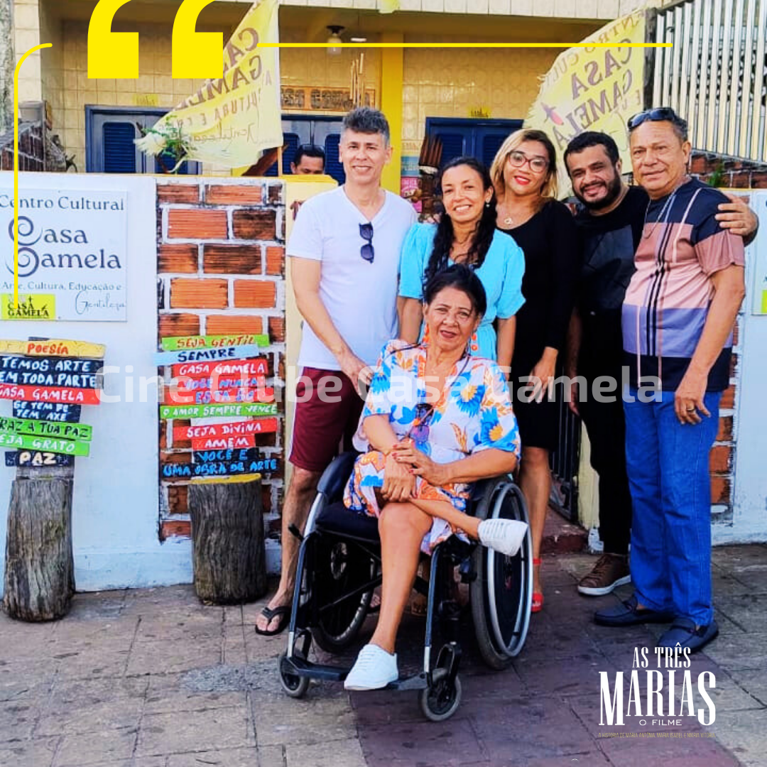 Exibição do  filme AS TRÊS MARIAS, na abertura do Cone Clube Casa Gamela