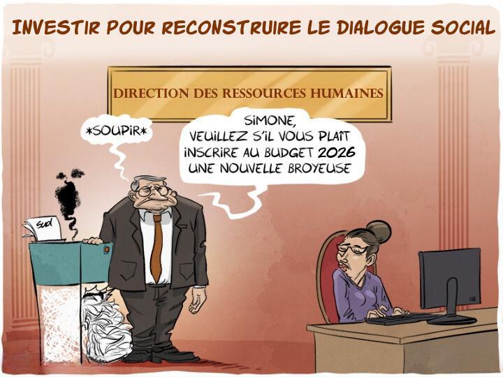 SUD écrit la feuille de route des salariés !