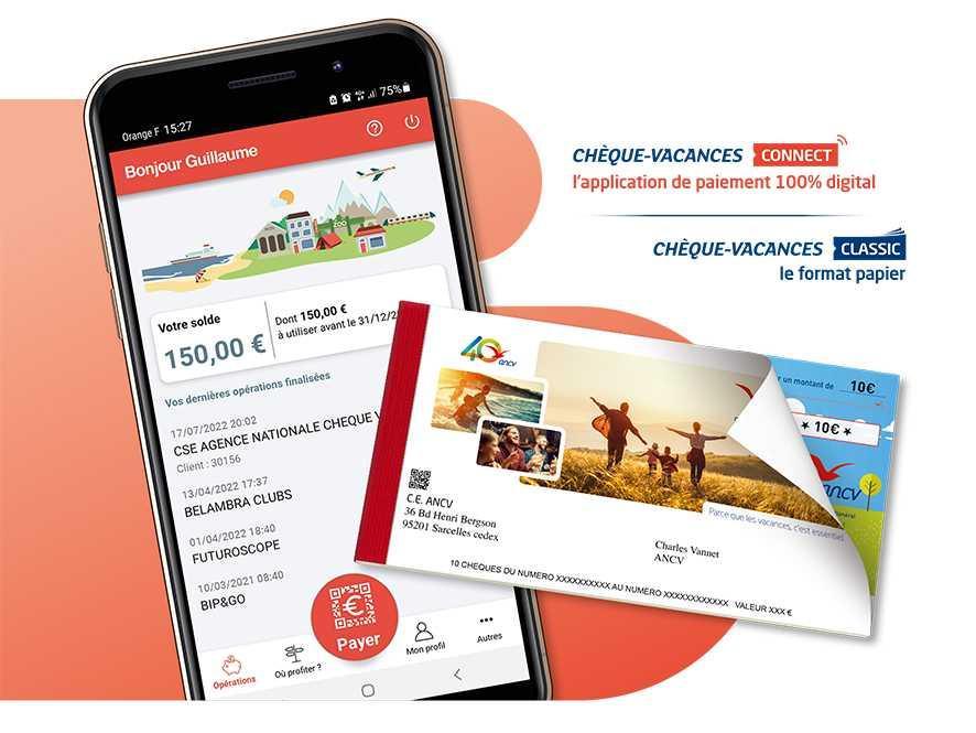 Échanger vos Chèques-Vacances : papier ↔ Connect Échanger vos Chèques-Vacances : papier ↔ Connect