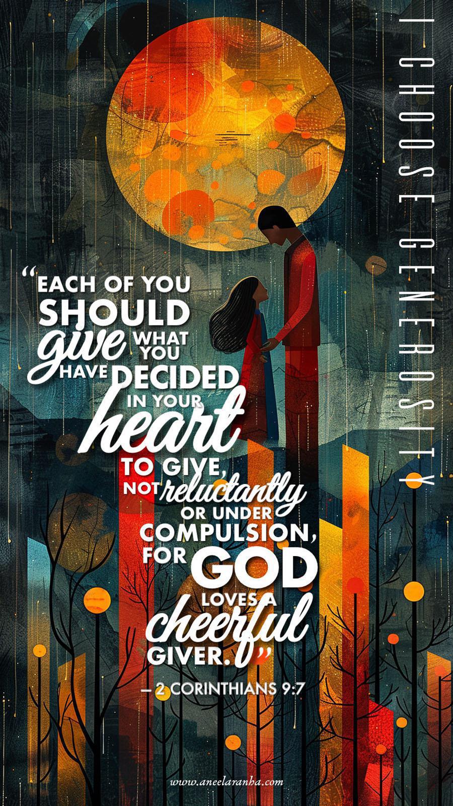 30. I Choose Generosity 30. I Choose Generosity