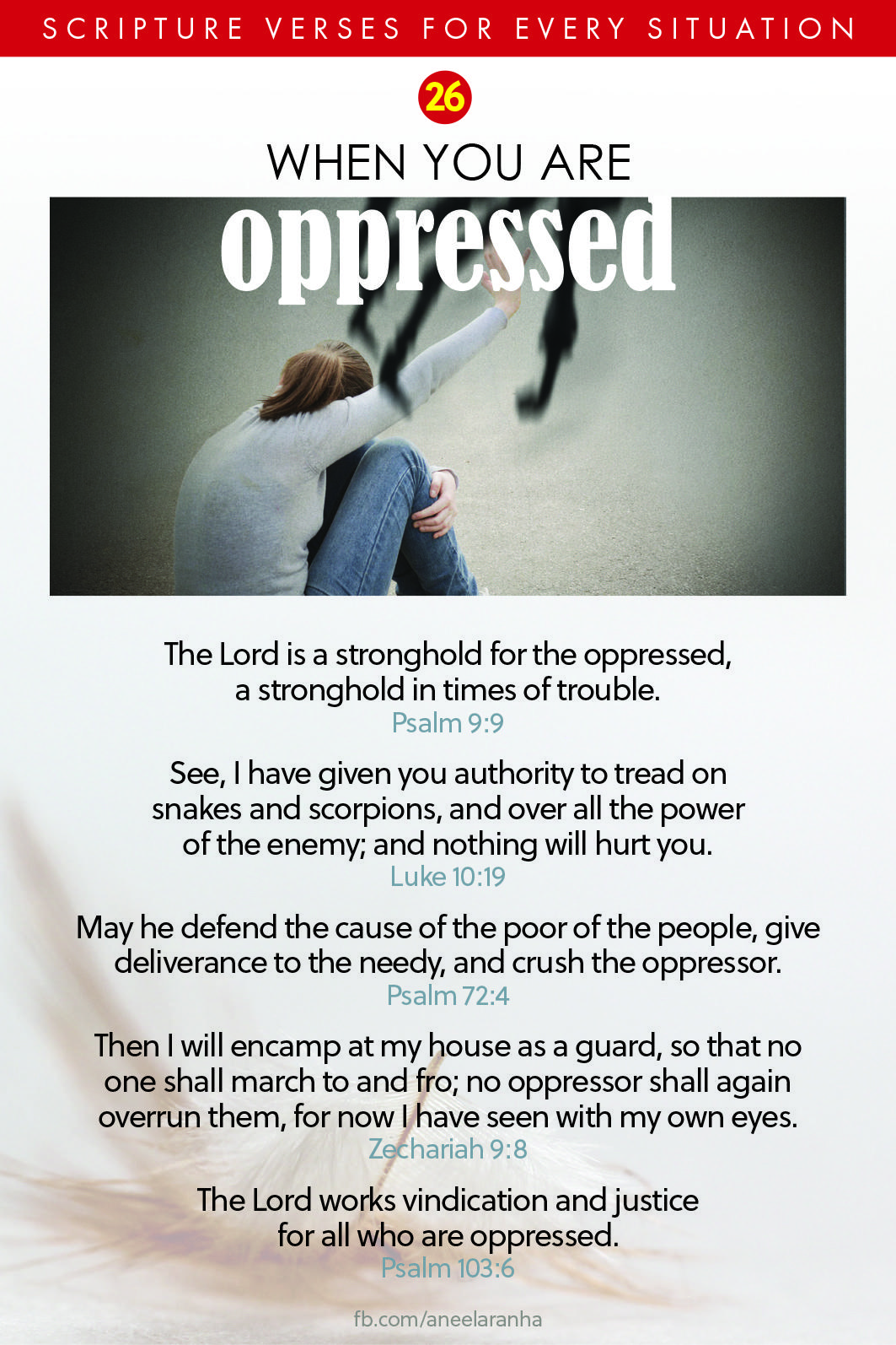 26. Do you feel oppressed?