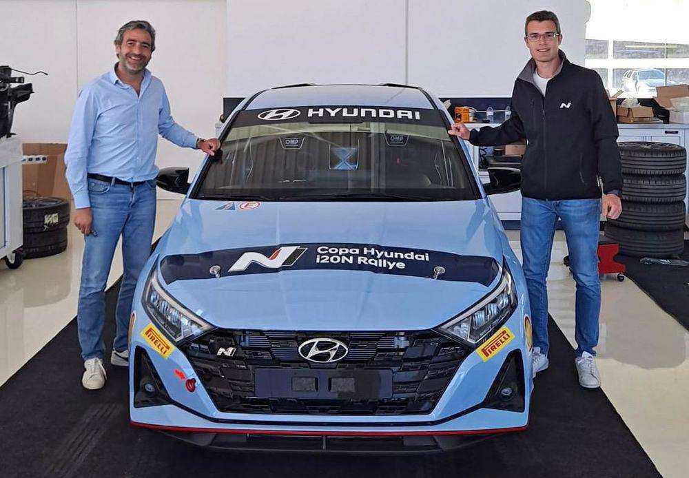 Carlos Gómez, en la Copa Hyundai i20 N