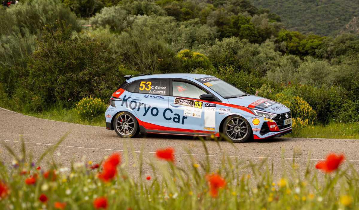Cuarta plaza en la Copa Hyundai para el CG Rallye Team en el Rallye Sierra Morena