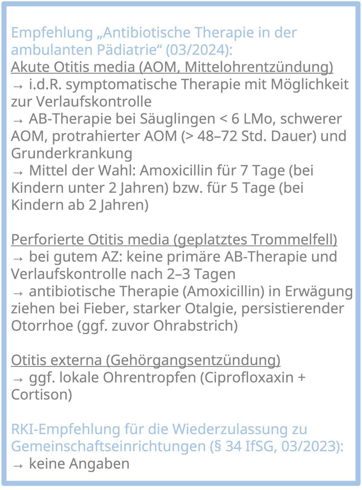 2.9.7 Mittelohrentzündung 2.9.7 Mittelohrentzündung