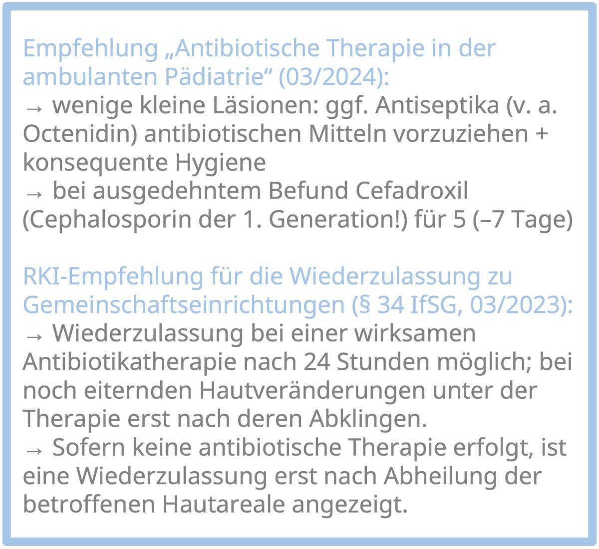 2.9.8 Borkenflechte (Impetigo contagiosa)