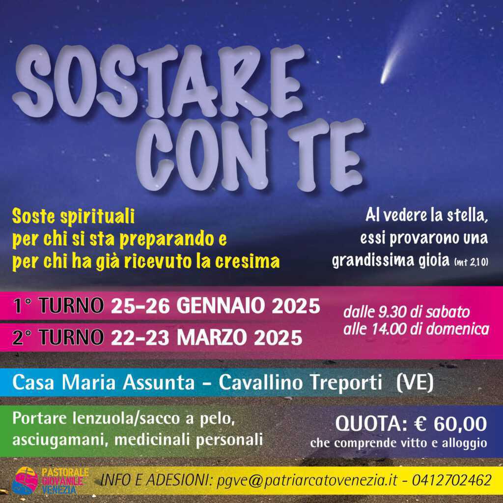 SOSTE SPIRITUALI per i ragazzi delle medie SOSTE SPIRITUALI per i ragazzi delle medie