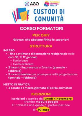 CUSTODI DI COMUNITÀ – corsi di formazione 2025