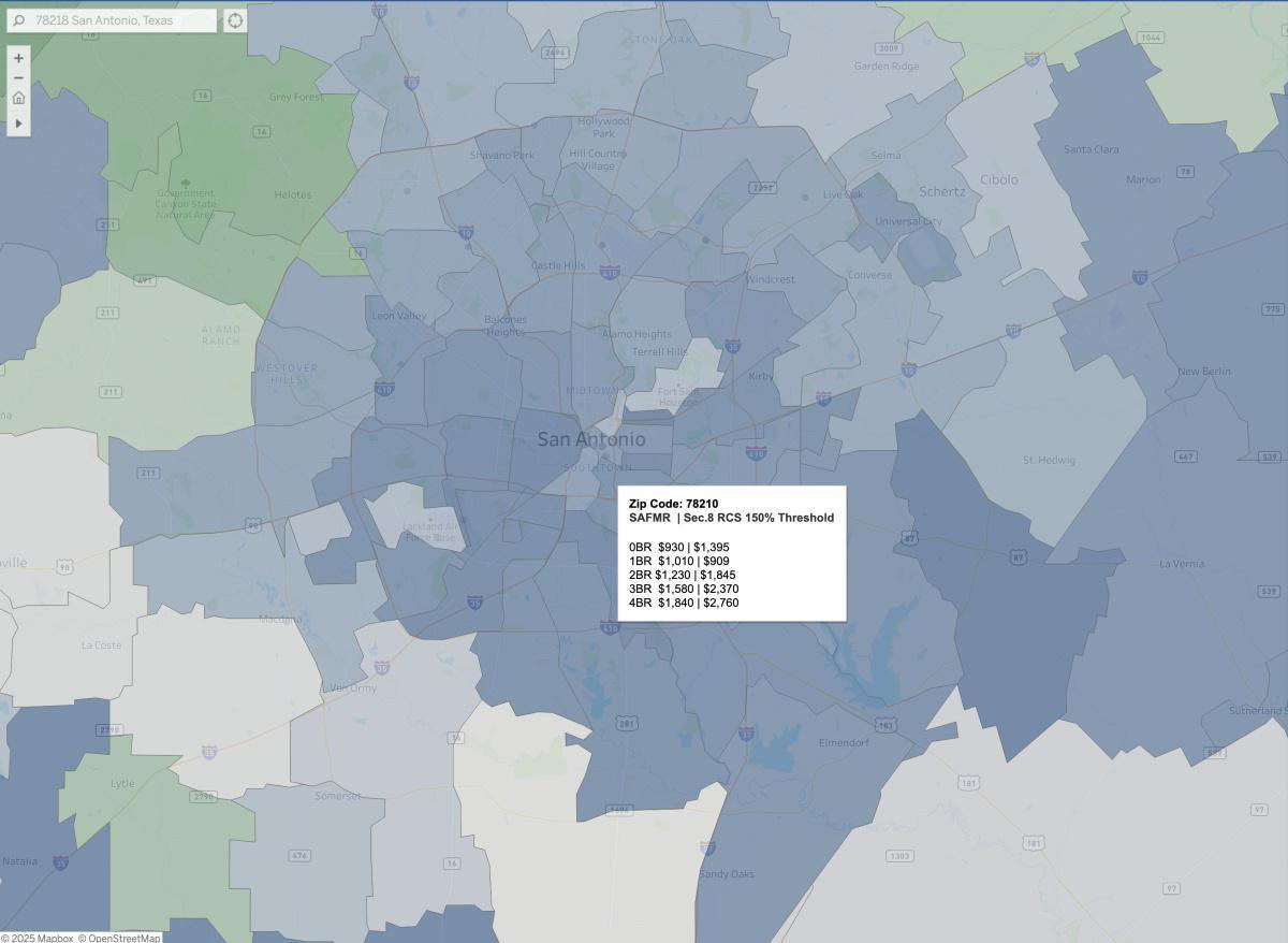 HUD FY 2026 SAFMR Lookup Tool