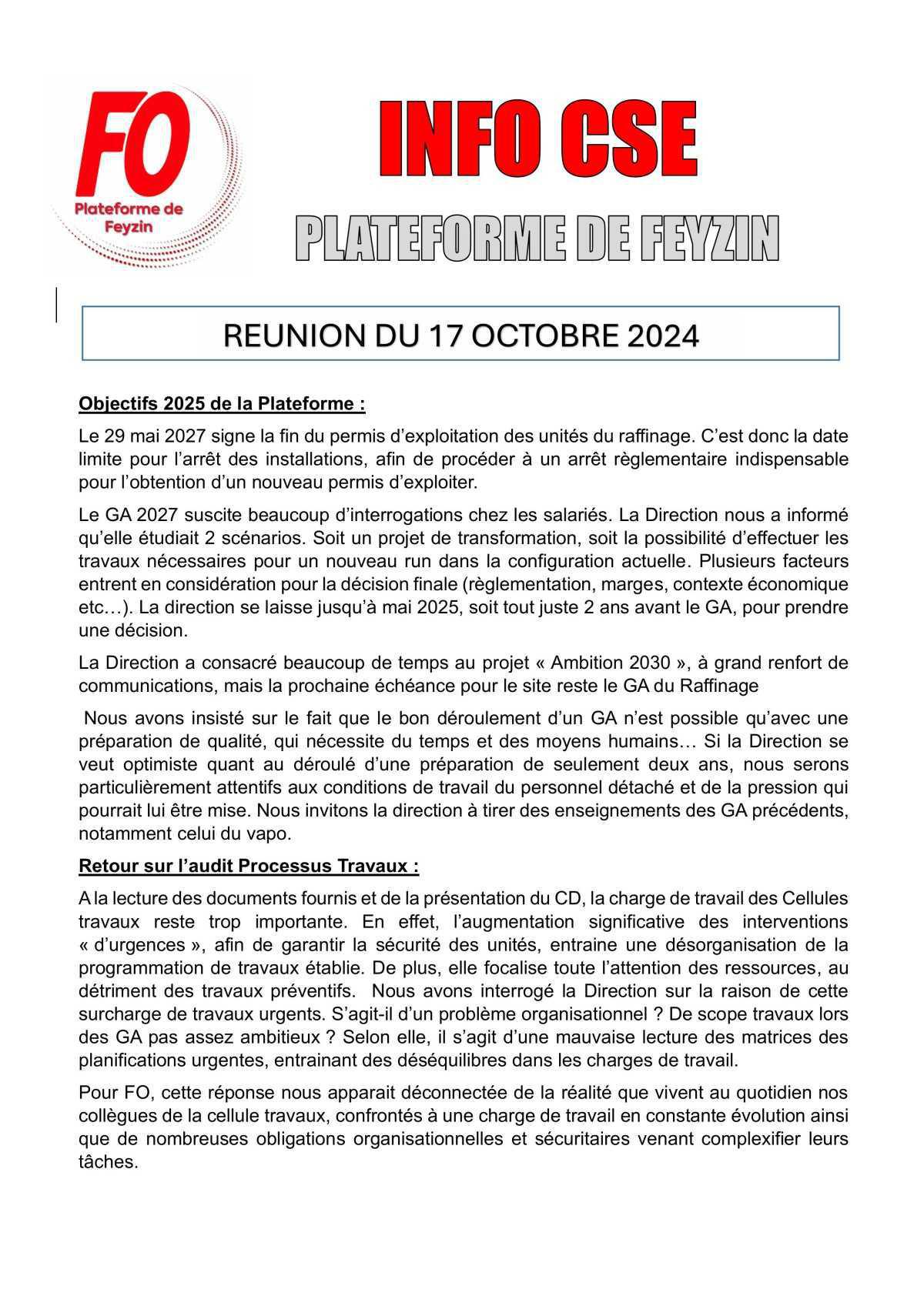 Tract CSE Octobre