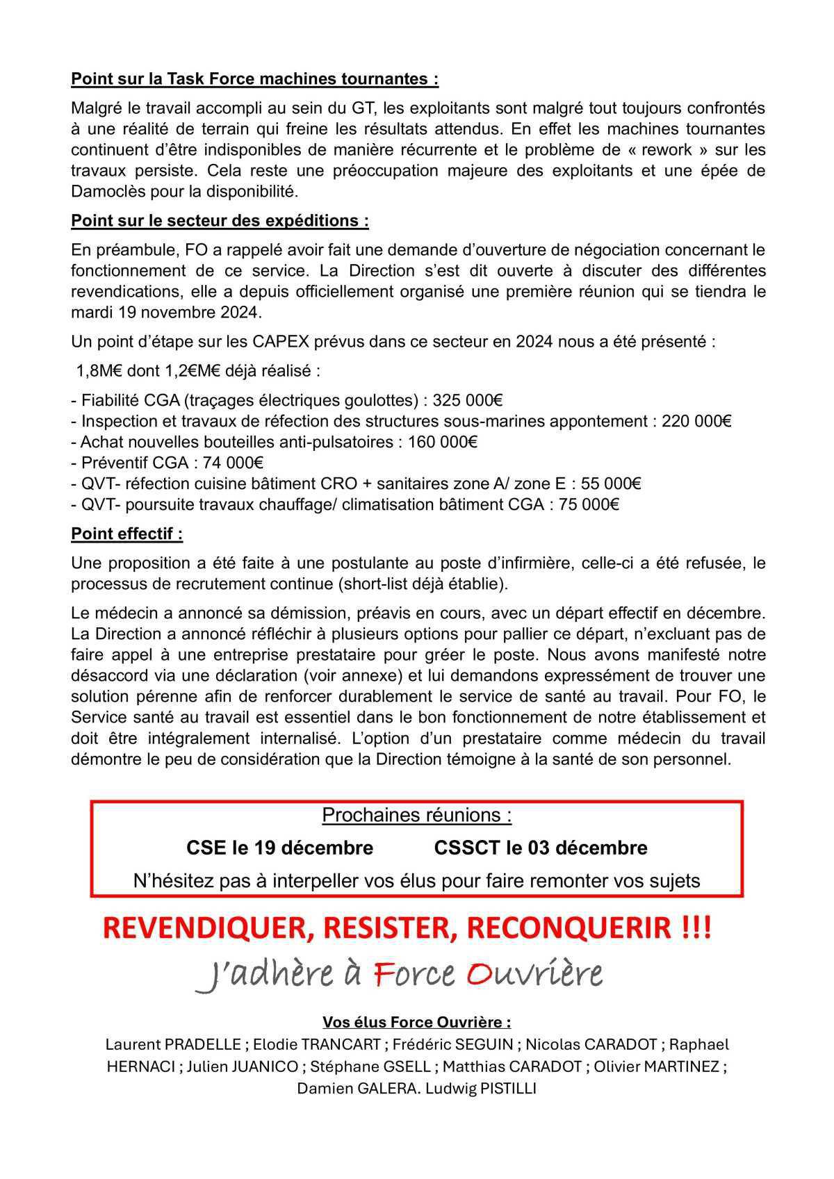 Tract CSE Octobre