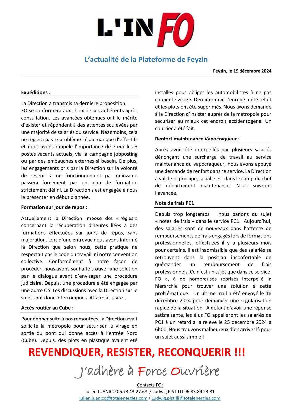actualité plateforme 