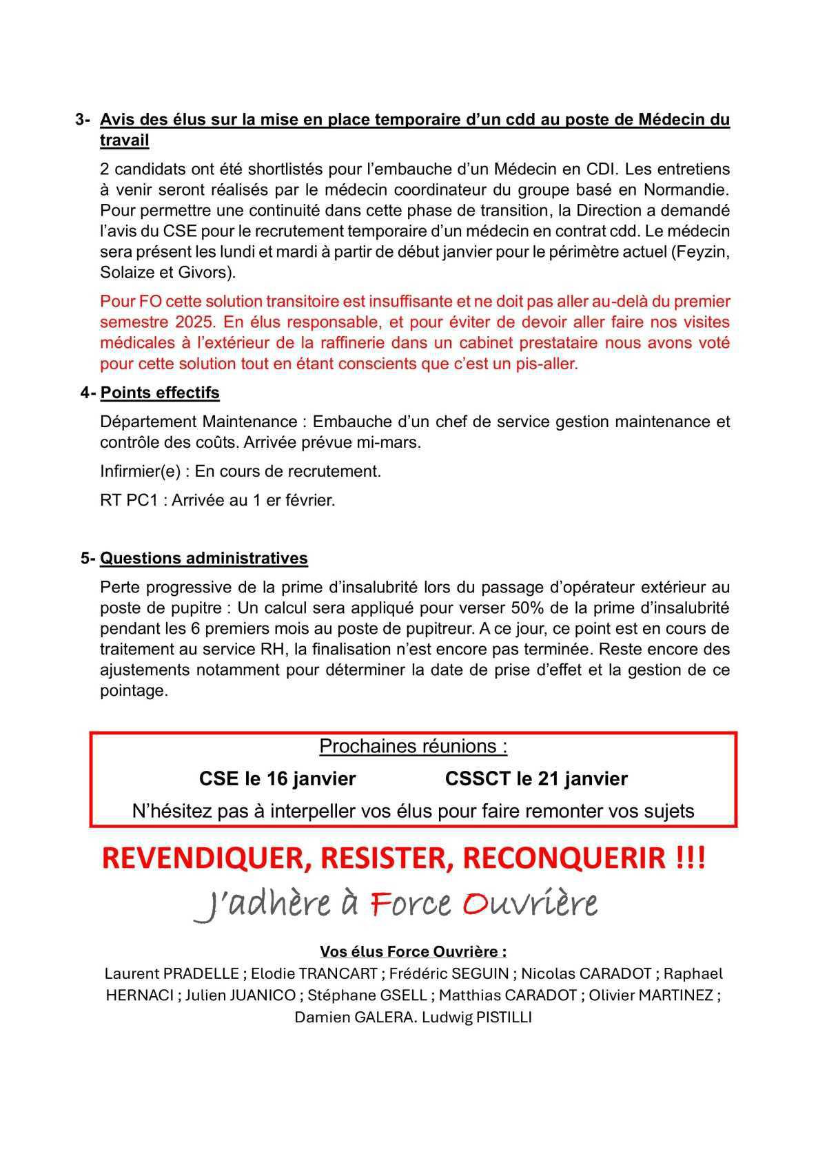 Tract CSE décembre 2024
