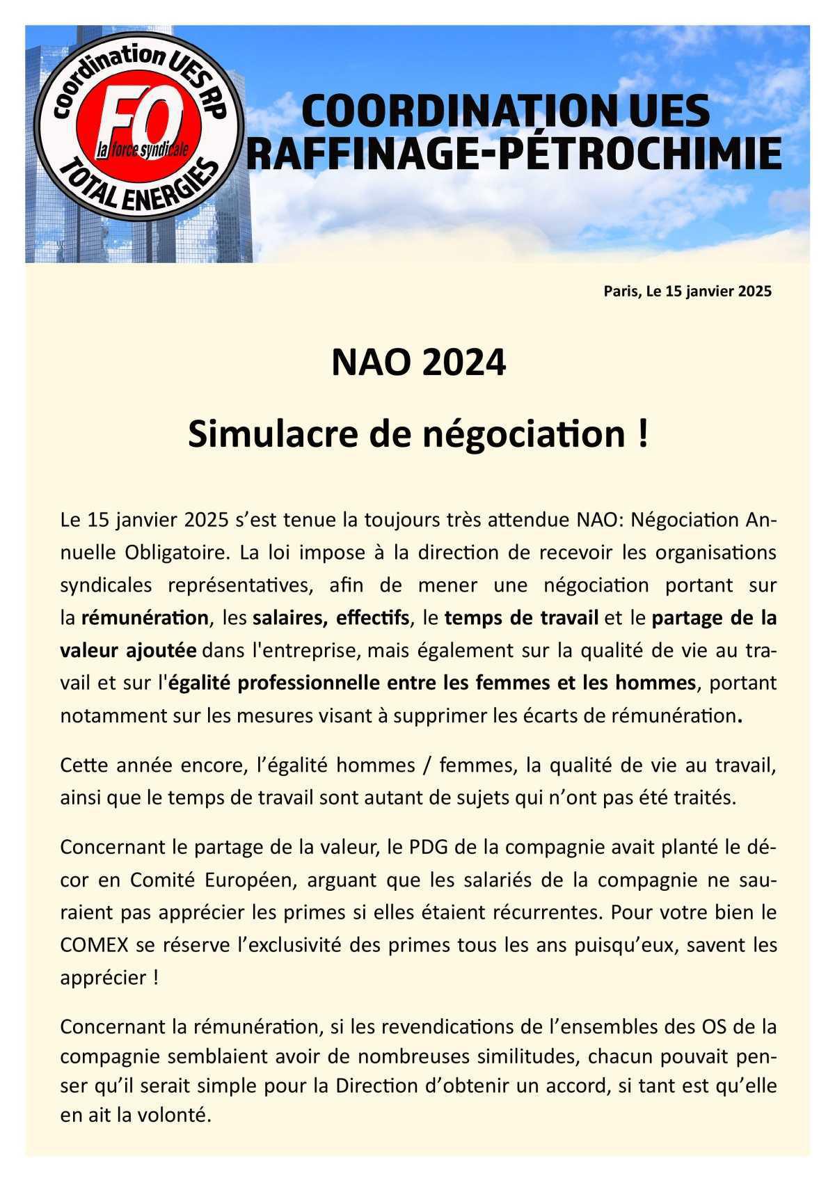 NAO 2025