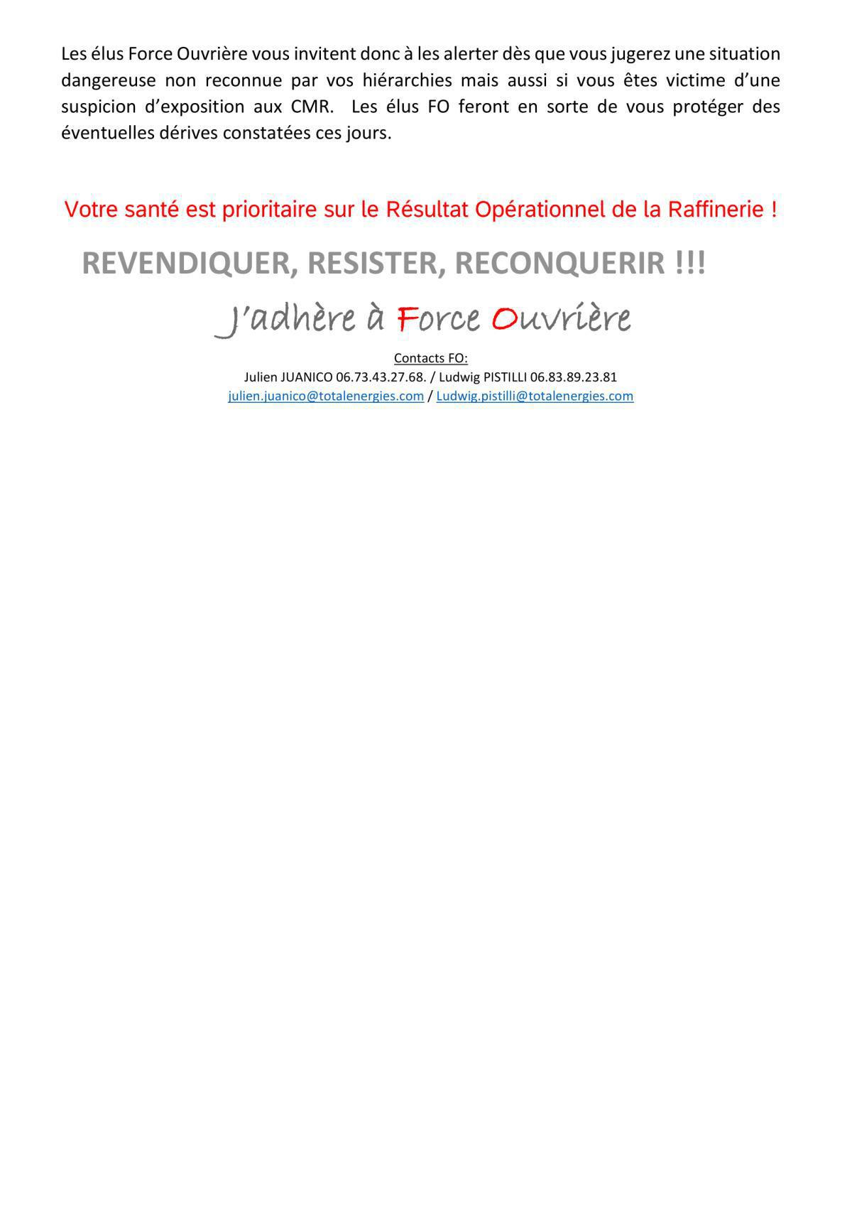 CMR , PROTEGEZ-VOUS