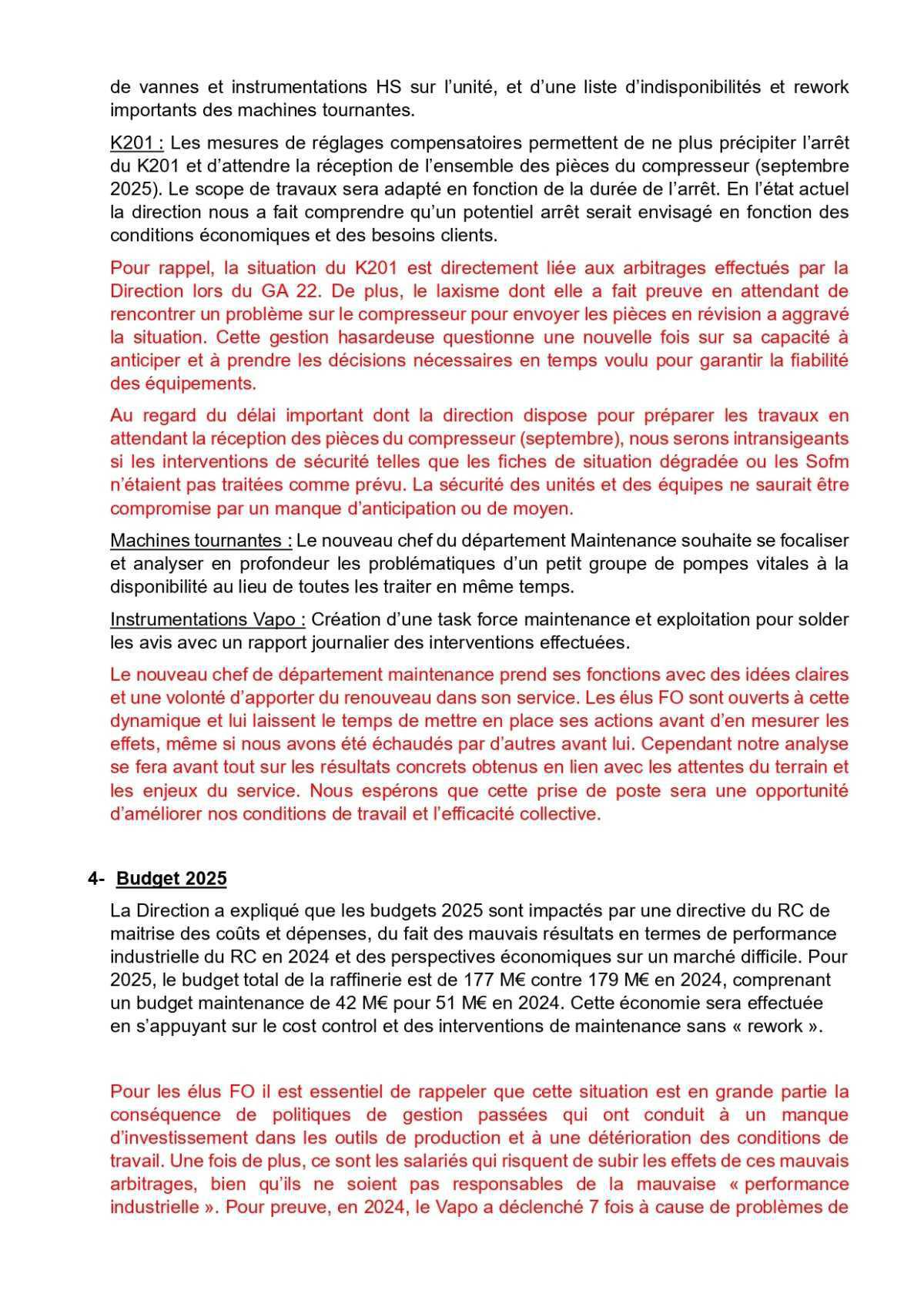 Tract CSE février 2025