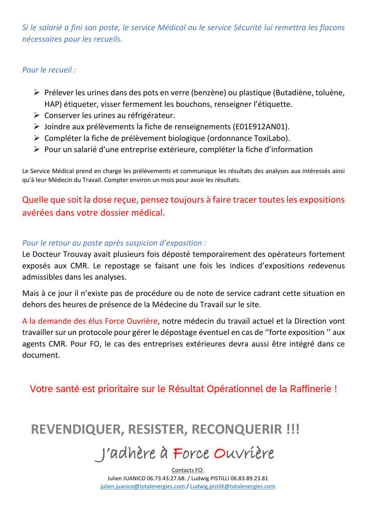 CMR - Protégez-vous (suite)