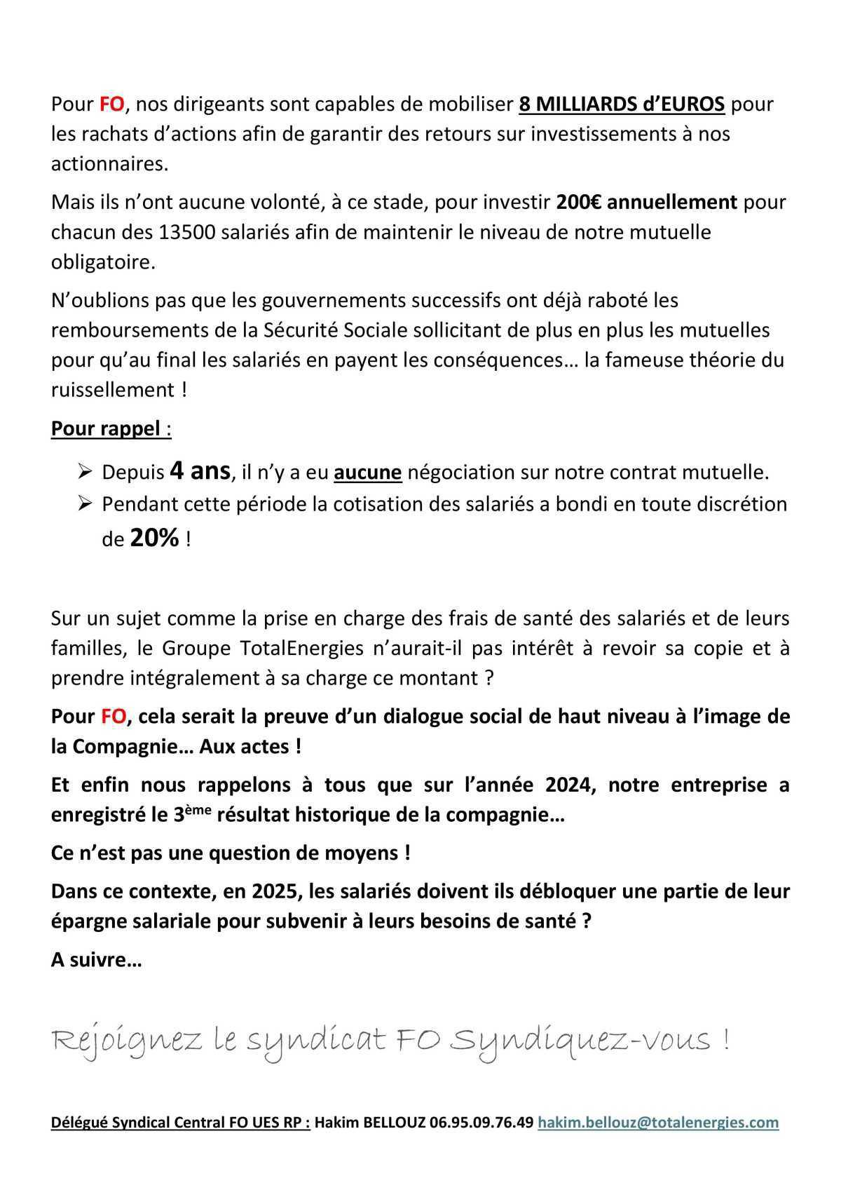 Harmonie mutuelle, hold-up en cours!