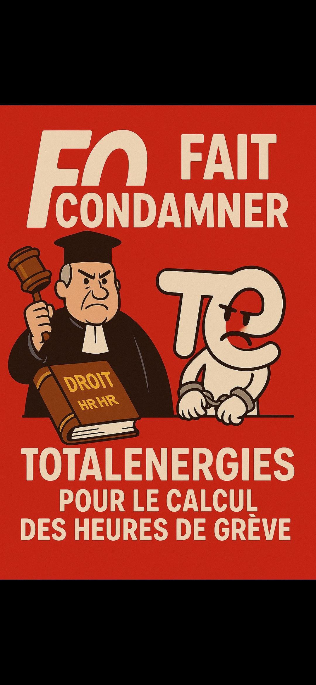 FO fait condamner TotalEnergies pour le calcul des heures de grève !