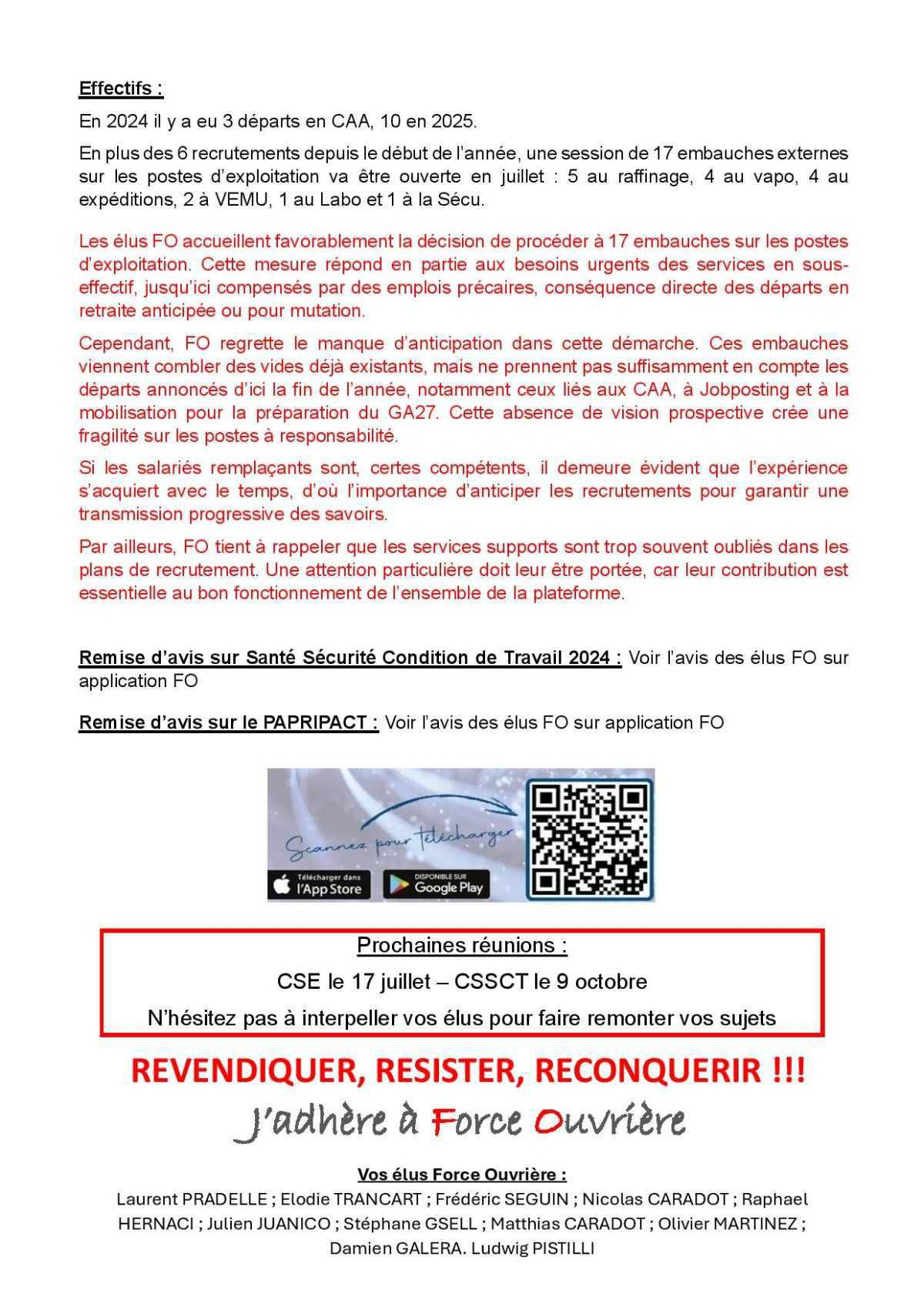 Compte rendu CSE juin 2025!!